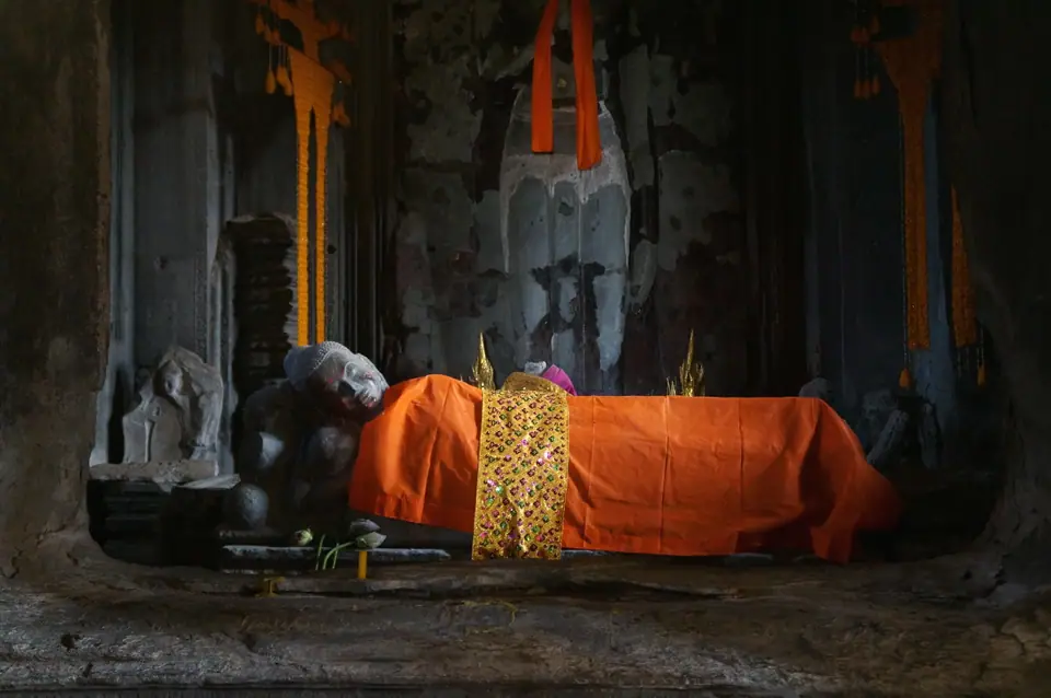 Templo de Angkor Wat, cerca de Siem Reap, al amanecer