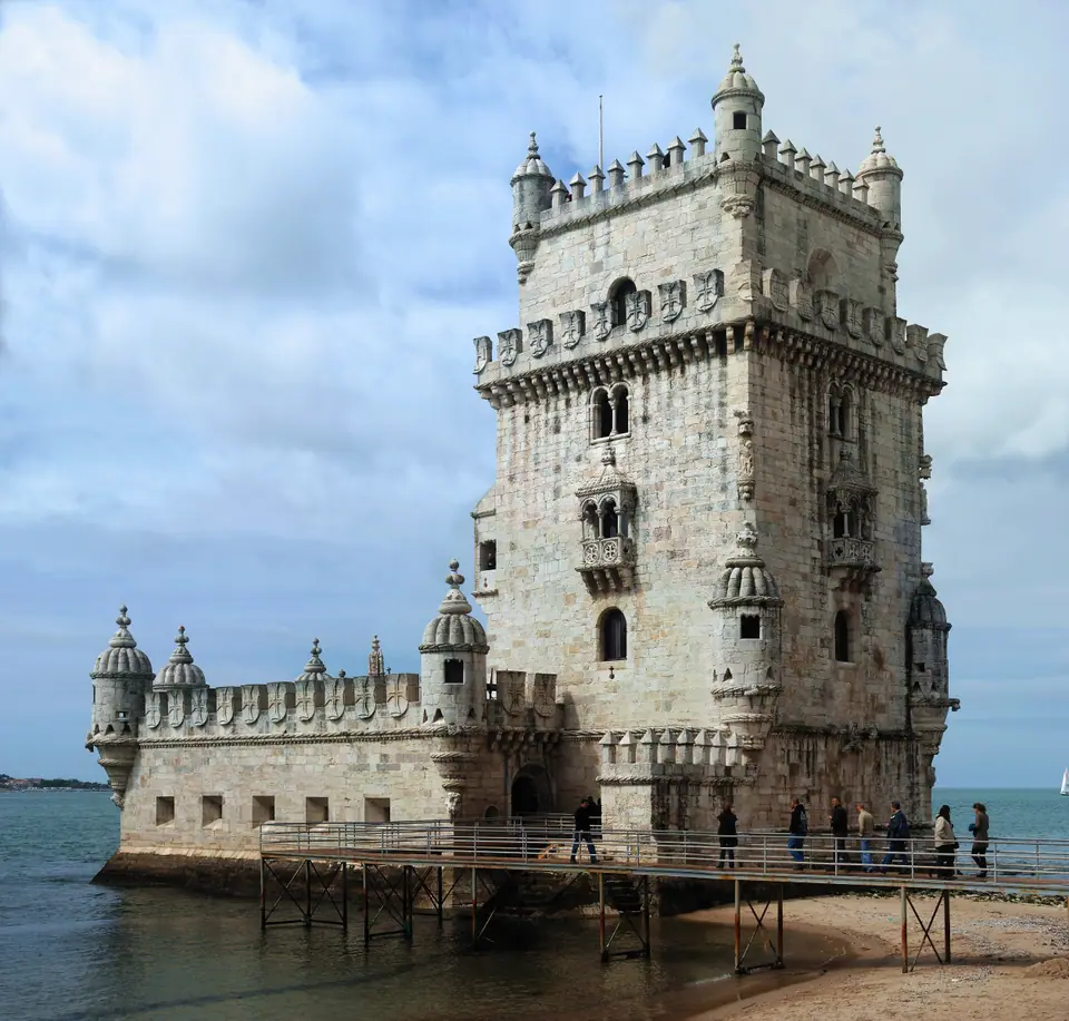 Torre de Belém a orillas del Tajo, Lisboa